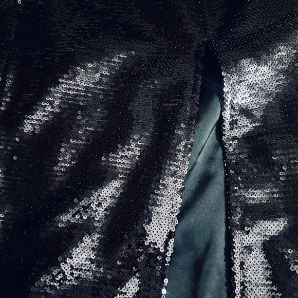 Revolve Navy Sequin Dress - Picture 8 of 13